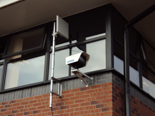 Laser and wireless link